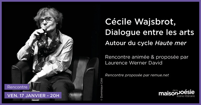 Rencontre avec Cécile Wajsbrot, animée par Laurence Werner David