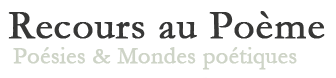  Recours au Poème - Toucher terre  de Vincent Pélissier